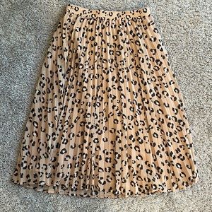 a new day midi pleated skirt